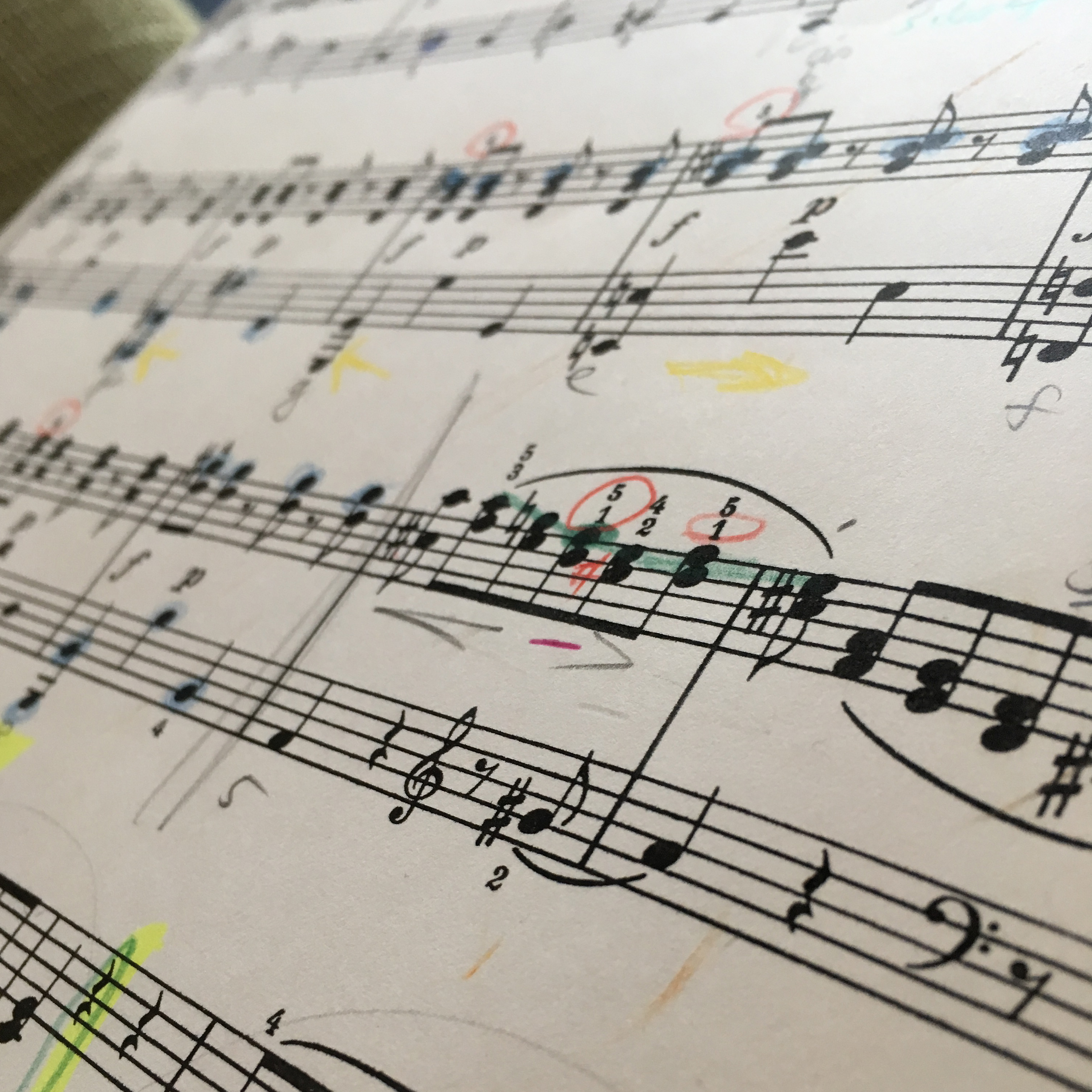 Notenblatt, Vorbereitung, Wettbewerb