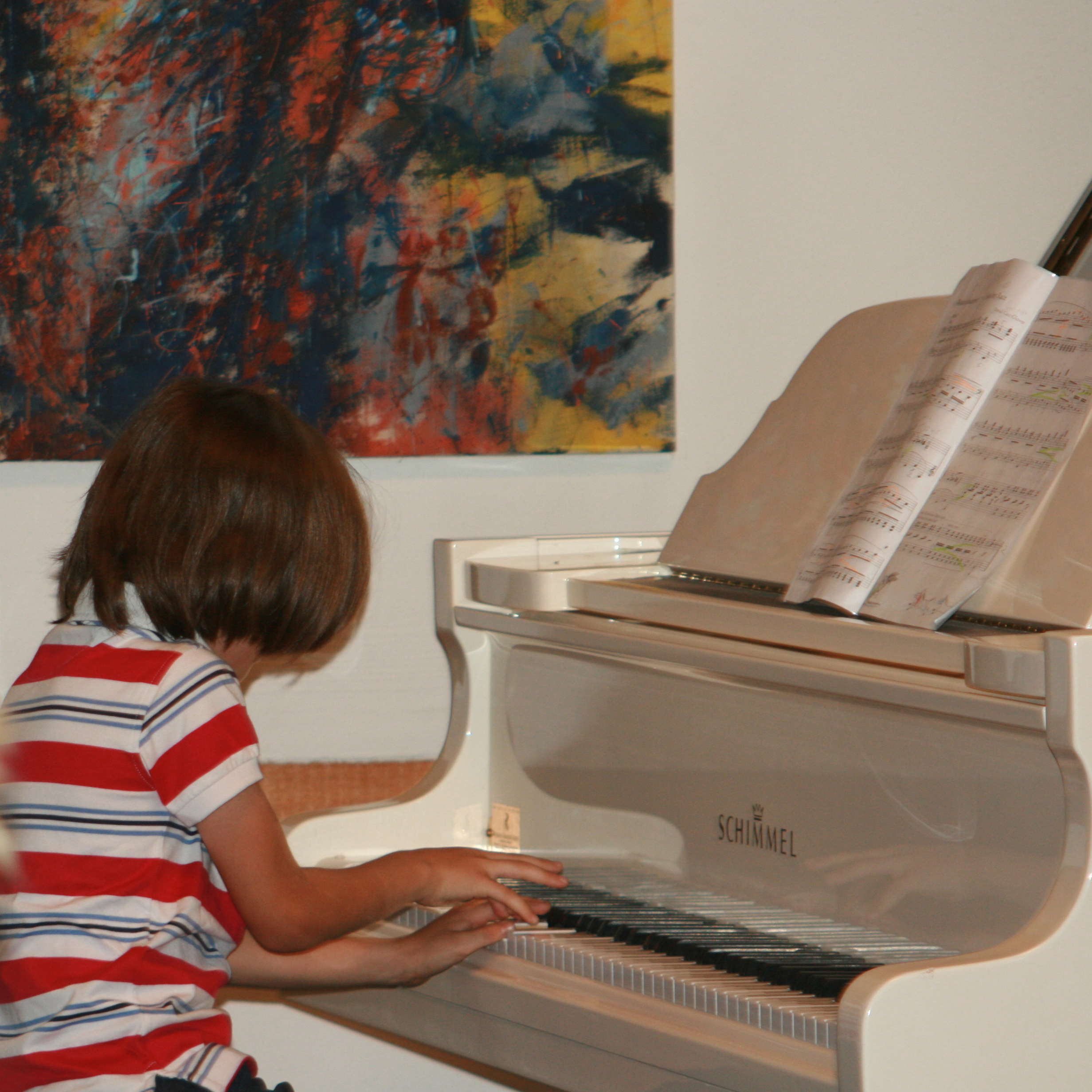 Vorspiel, Flügel, weiß