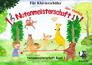 Notenmeisterschaft Band 1,Aki Pampus, Mihoko Wortmann, Waldkauz Verlag